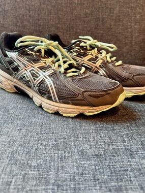 Asics Women's Gel Venture 6 Trail Running Shoes-Gray/Mint Size 11 Wide (D) T7G7Q